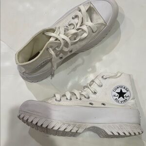 Converse White High-Top Sneakers